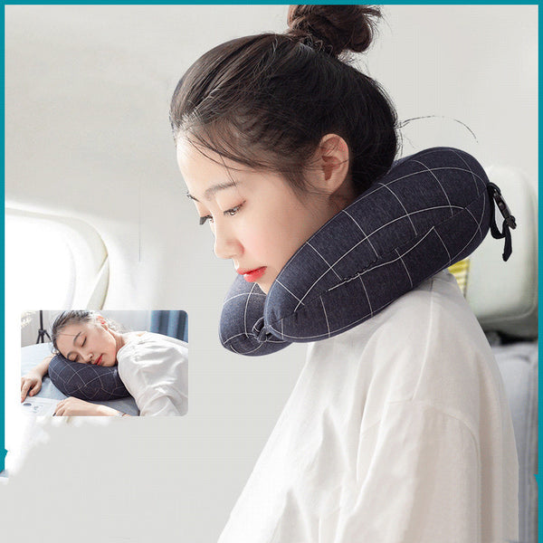 Portable U-Shaped Cervical Neck Pillow