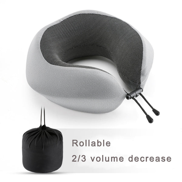 Memory Slow Rebound Travel Portable Storage Neck Pillow